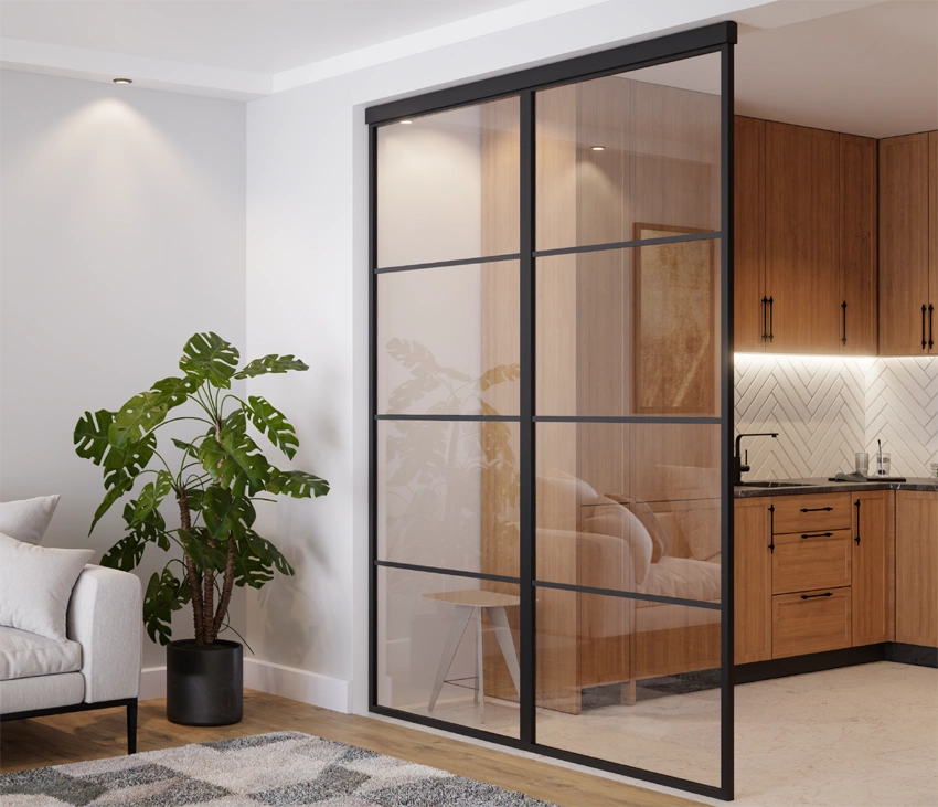 Glastrennwand - effektvolle Gestaltung im Raum