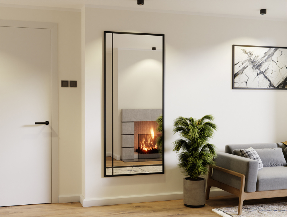 LUSTRO SREBRNE SZPROS LOFT 4
